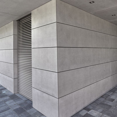 Painel de parede exterior de placas de fibra de cimento sem amianto com estilo de design contemporâneo