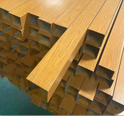 Tubos de tubulação de alta resistência de alumínio de perfil quadrado de 1x1 2x2
