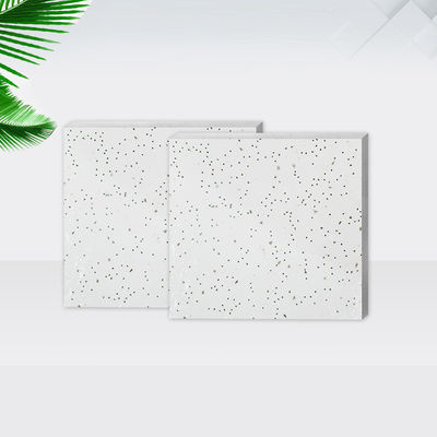 Material à prova de som Painel de fibras minerais para tectos suspensos Painel de lã mineral