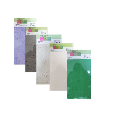 Materiais de decoração de interiores Tecidos de lã mineral Finitura de areia Tecidos e grades