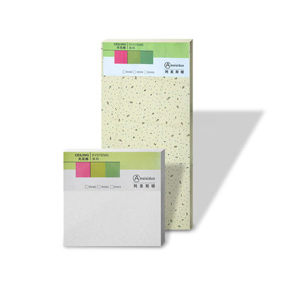 Materiais de decoração de interiores Tecidos de lã mineral Finitura de areia Tecidos e grades