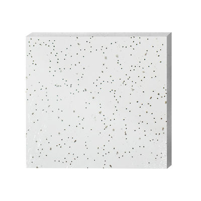 Painéis de tecto de lã mineral quadrada para design de interiores modernos e absorção de som
