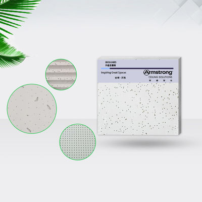 Tecto de lã mineral personalizado Satisfeito com Tecto de placas de algodão mineral