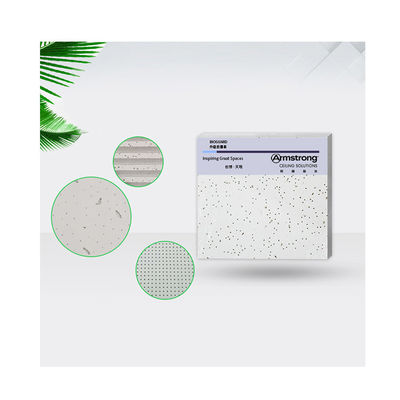 Tabuleiro de tecto de lã mineral leve para construção absorvente de som