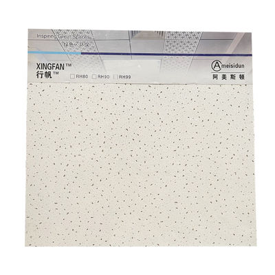 Tabuleiro Tabuleiro de lã mineral 600x600mm 10mm espessura azulejos acústicos de teto Grade