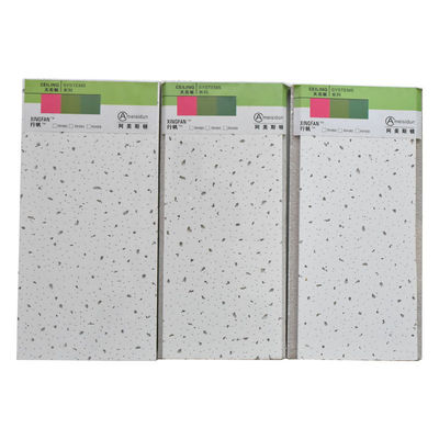 Solução de design gráfico azulejos de tecto de fibras minerais 2x2 com superfície revestida de pó