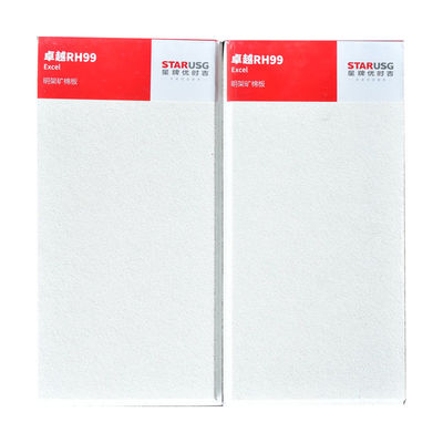 Moderno Celling Com USG BORAL Mineral Madeira Fibra acústica telhados azulejos