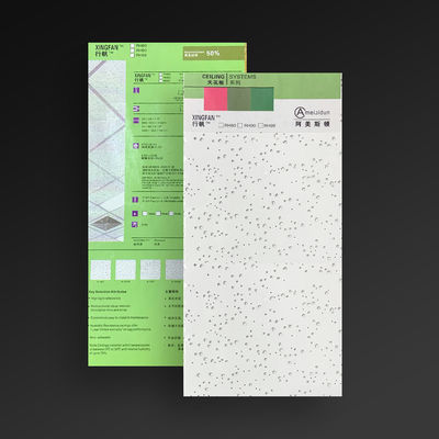 Soluções de projeto Capacidade Tecidos de lã mineral Quadrado de borda azulejos de teto acústicos