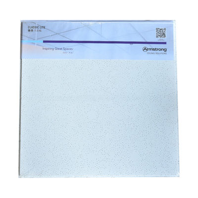 Falso Design de Tecto Folha de Fibras Minerais 12mm Materiais Imunes ao Fogo