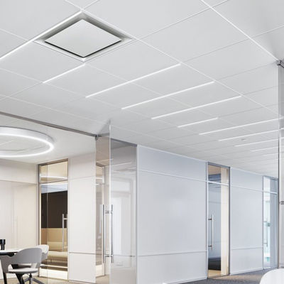 Placas de tecto de fibra mineral suspensa quadrada 2x2 para decoração do Paquistão demanda