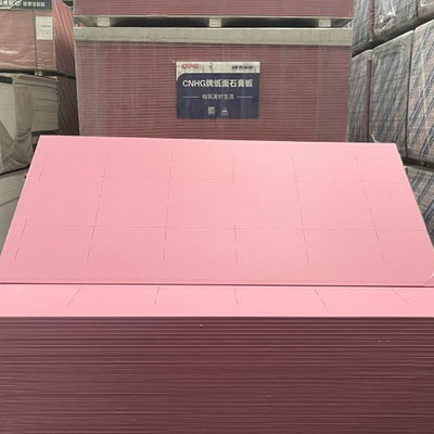 Placa de gesso à prova de fogo de 9,5 mm para decoração residencial