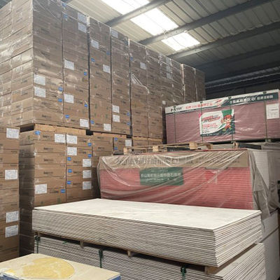 COMMON Quadrado de borda de gesso fibroso de 12 mm para placas de construção à prova de fogo