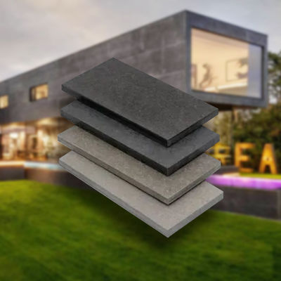 Painéis de parede exterior Materiais de construção Painel de fibra de cimento com superfície polida