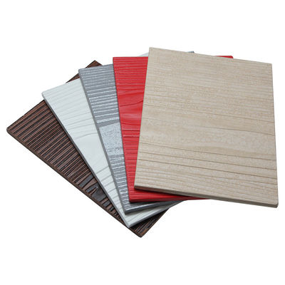 Tabela de fibra de cimento de cores personalizadas para teatro painéis de parede exteriores materiais de construção